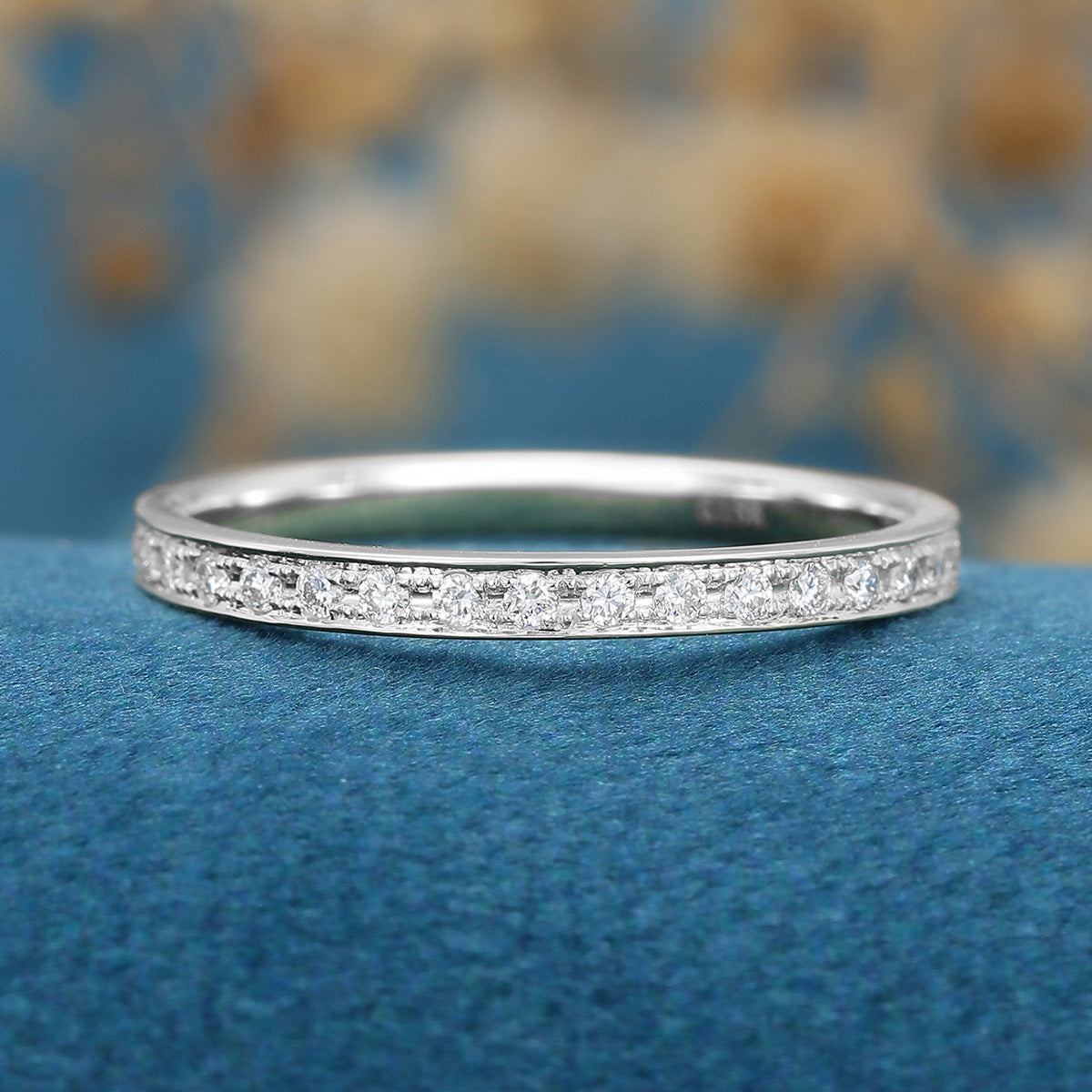 Eternity Moissanite Matching Wedding Band