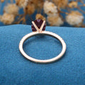 Oval cut Alexandrite | Diamond Engagement ring