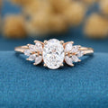 1.0Carat Oval cut Lab-Grown Diamond Engagement ring