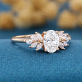 1.0Carat Oval cut Lab-Grown Diamond Engagement ring