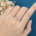 Marquise cut moonstone | Round Diamond Curved Wedding Band Ring
