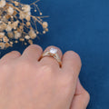 Radiant cut Moissanite Solitaire Engagement Ring