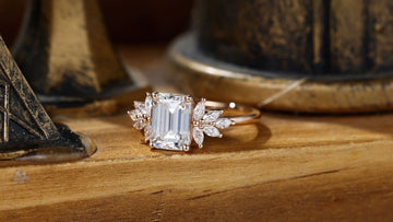 Emerald Cut Moissanite Engagement Rings: Complete Buying Guide