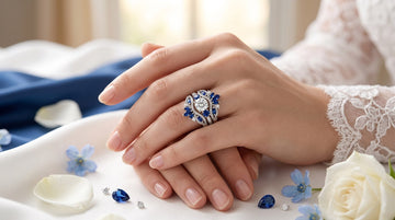 Sapphire Wedding Bands & Enhancer Rings: Designed to Complete Your Bridal Set