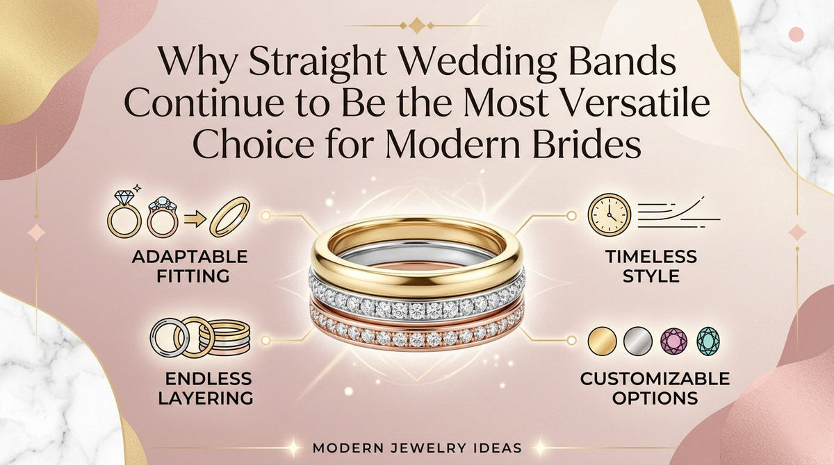 Why Straight Wedding Bands Continue to Be the Most Versatile Choice for Modern Brides