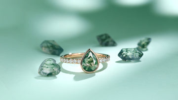The Complete Moss Agate Engagement Ring Guide