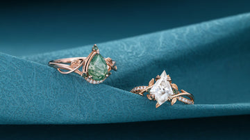 Moss Agate vs Moissanite: Which Ring Should You Choose?