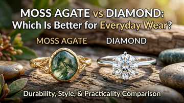 Moss Agate vs Diamond: Which Is Better for Everyday Wear?