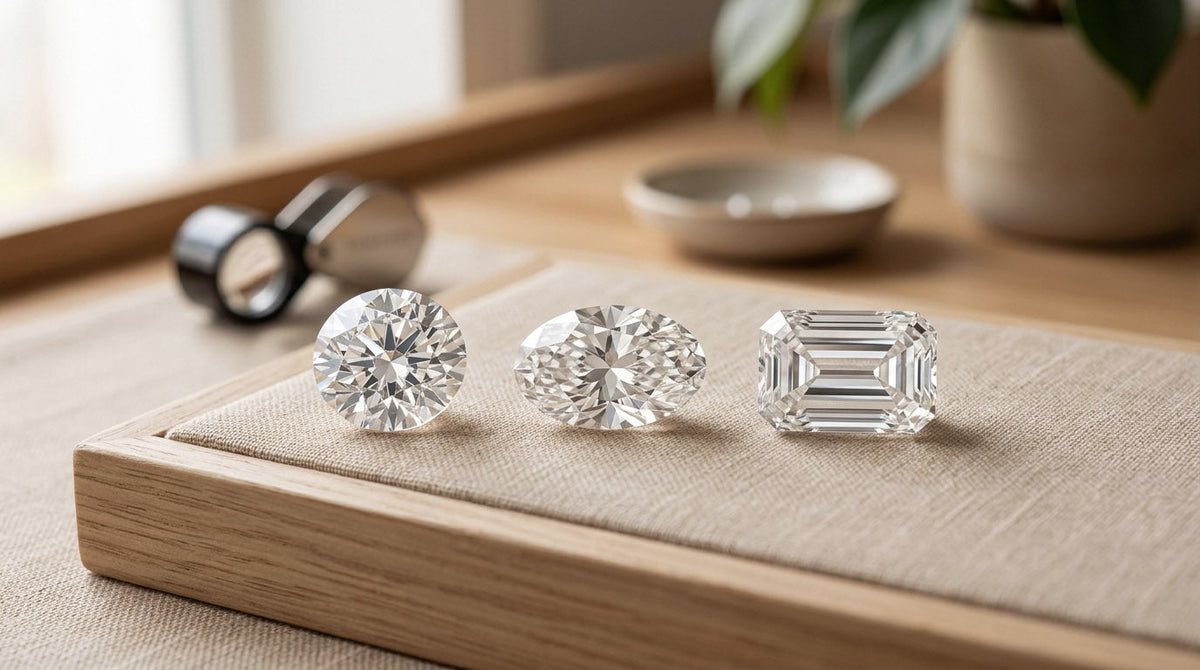 Round vs Oval vs Emerald Cut Lab Grown Diamonds: Which Shape Should You Choose?
