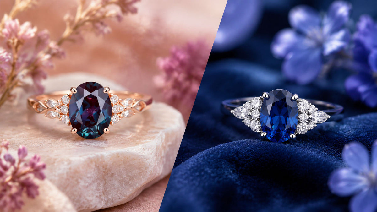 Alexandrite vs Sapphire Rings: Which Is Better for You?
