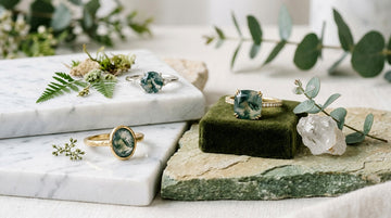 Why Moss Agate Engagement Rings Are Becoming Popular Among Modern Brides