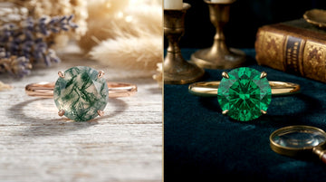 Moss Agate vs Emerald: What Makes These Green Gemstones Different?