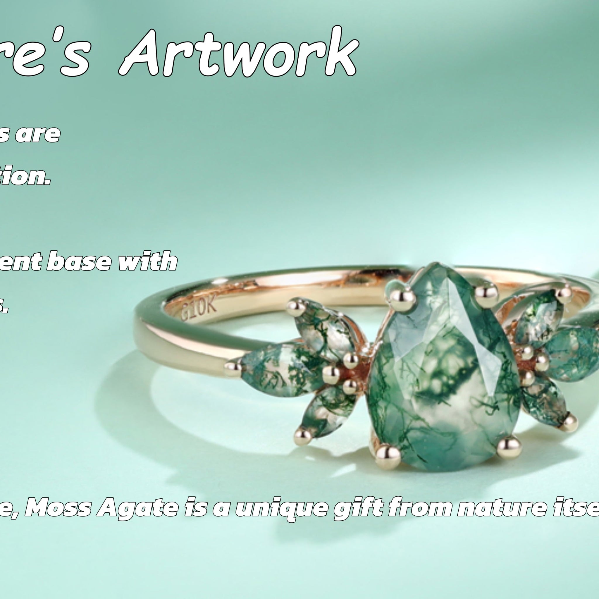 Moss Agate Ring