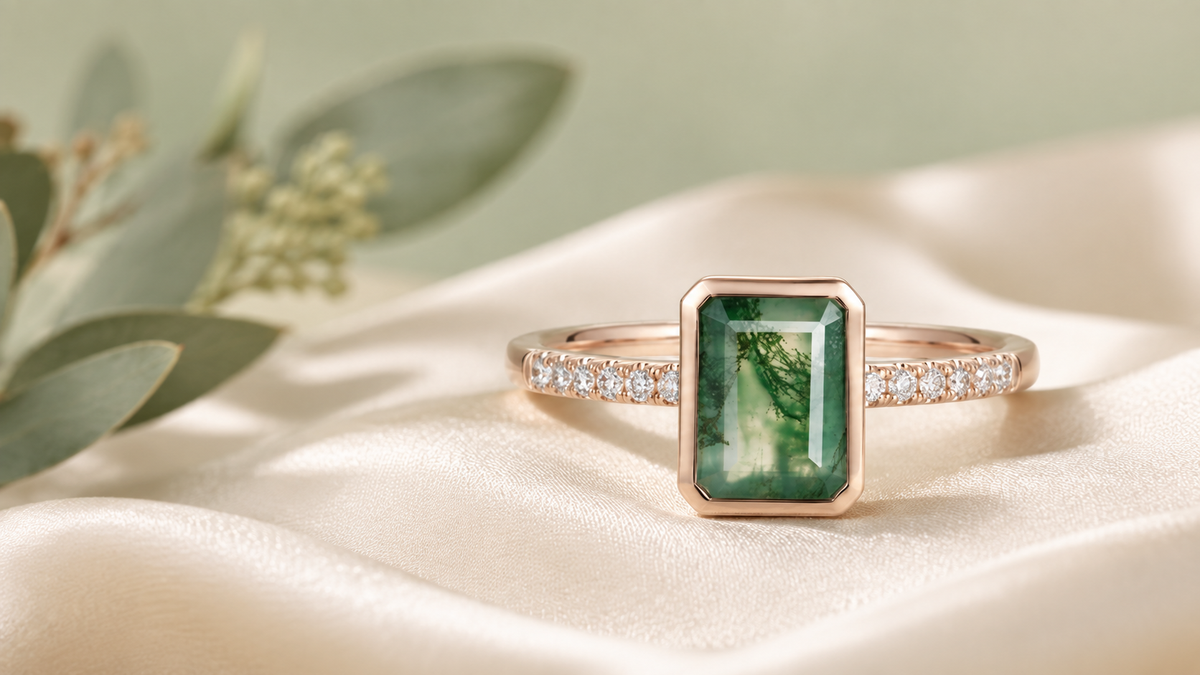 Bezel Emgagement Rings