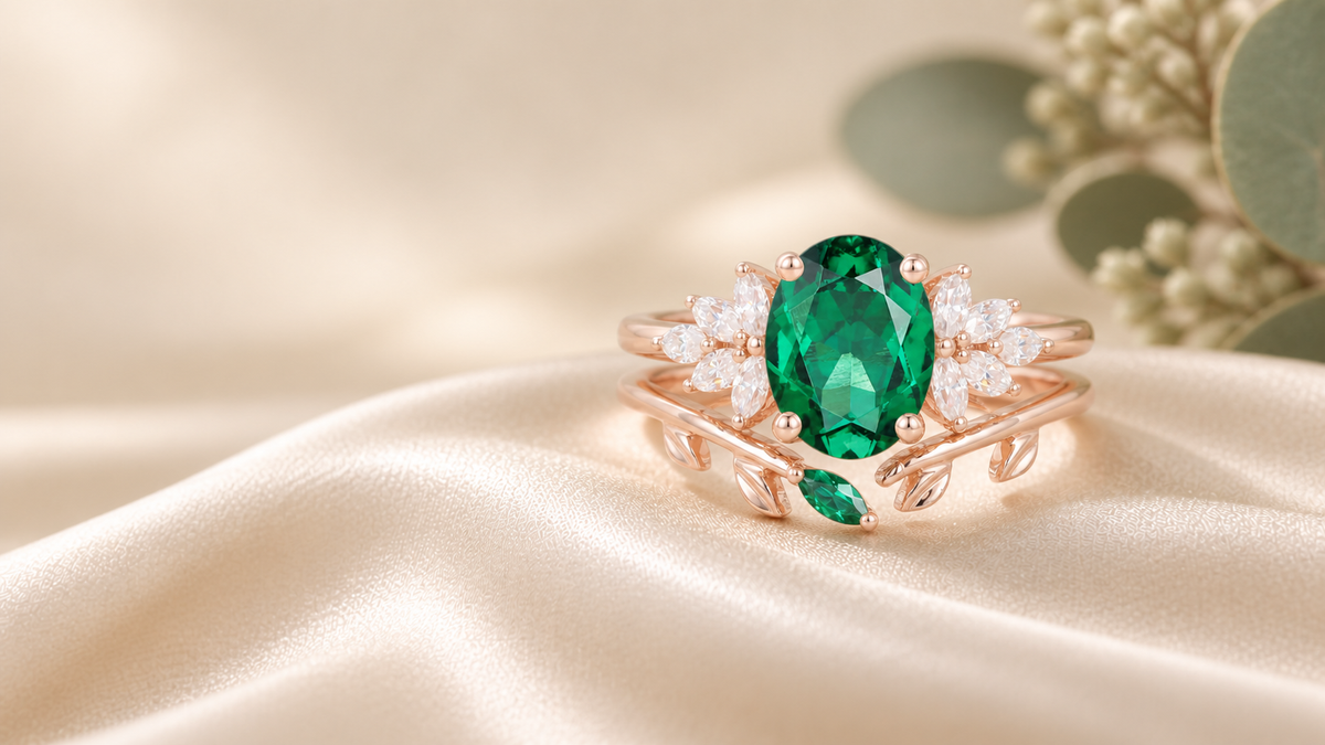 Emerald-Bridal-Set-2 FYMJewelryDesign