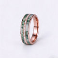 Nature Inspired Men's Diamonds Engagement Band | Solid gold Men Ring