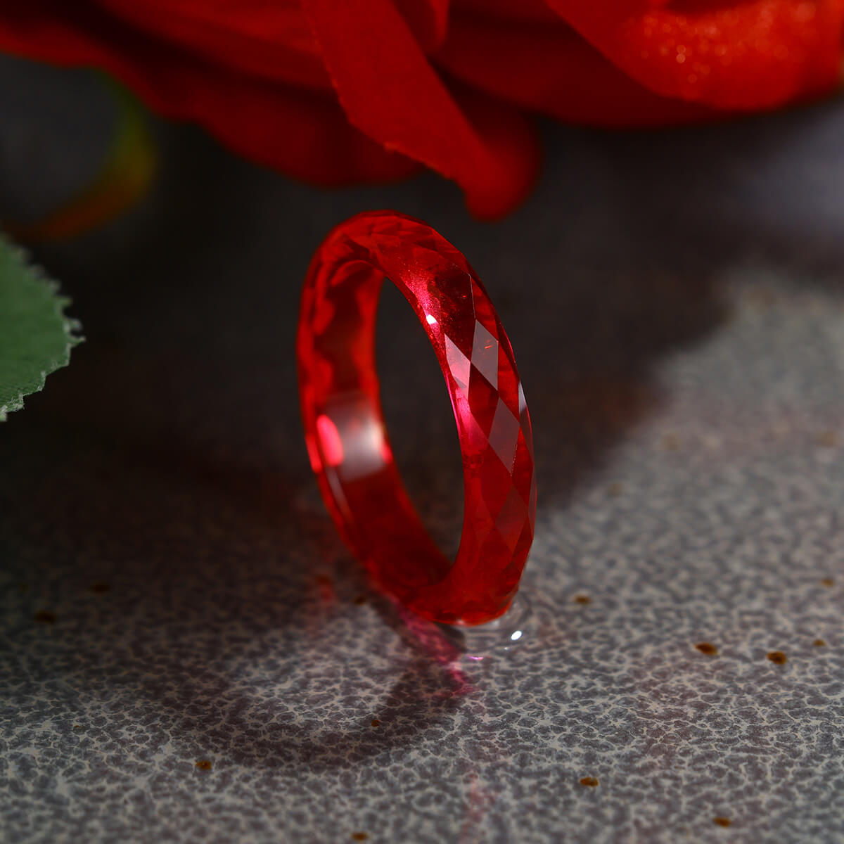 Lab-grown Ruby  Ring