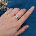 1.0CT~5.0CT Emerald cut Lab Grown Diamond Engagement Ring