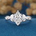 1.0CT~5.0CT Marquise cut Lab Grown Diamond Engagement Ring (Copy)