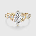 1.0CT~5.0CT Marquise cut Lab Grown Diamond Engagement Ring (Copy)