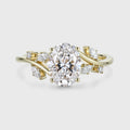1.0CT~5.0CT Nature Inspired Oval cut Lab Grown Diamond Engagement