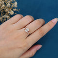 1.0CT~5.0CT Nature Inspired Oval cut Lab Grown Diamond Engagement