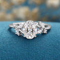 1.0CT~5.0CT Nature Inspired Oval cut Lab Grown Diamond Engagement
