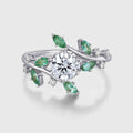 1.0CT~5.0CT Nature Inspired Round cut Lab Grown Diamond Engagement