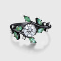 1.0CT~5.0CT Nature Inspired Round cut Lab Grown Diamond Engagement
