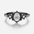1.0CT~5.0CT Oval cut Lab Grown Diamond Vintage Engagement Ring