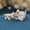 1.0CT~5.0CT Oval cut Lab grown Diamond Halo Engagement Ring