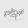 1.0CT~5.0CT Oval cut Lab grown Diamond Halo Engagement Ring