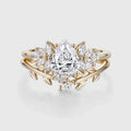 Pear cut Lab Grown Diamond Wedding bridal set