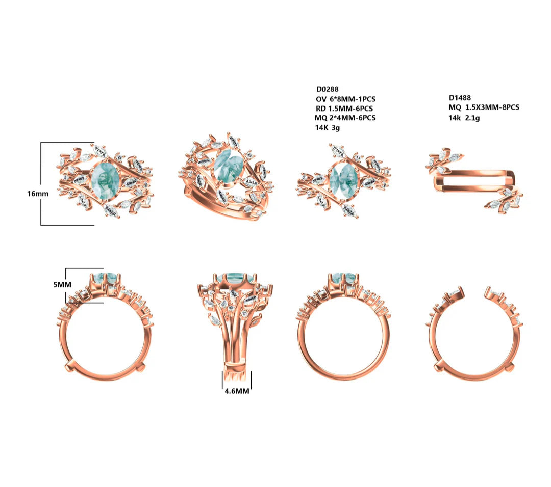 Custom order  for Erin Gillespie Make up CAD design