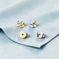 Oval Lab grown Diamonds Hoop Earrings Set