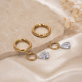 Pear Lab grown Diamonds Mismatched Earrings Set