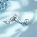 Kite cut Lab grown Diamonds Minimalist Drop Earrings Set