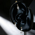 Marquise Lab grown Diamond Drop Earrings Set