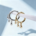 Triple Lab grown Diamonds Hoop Earrings Set