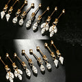 Marquise Lab grown Diamond Drop Earrings Set
