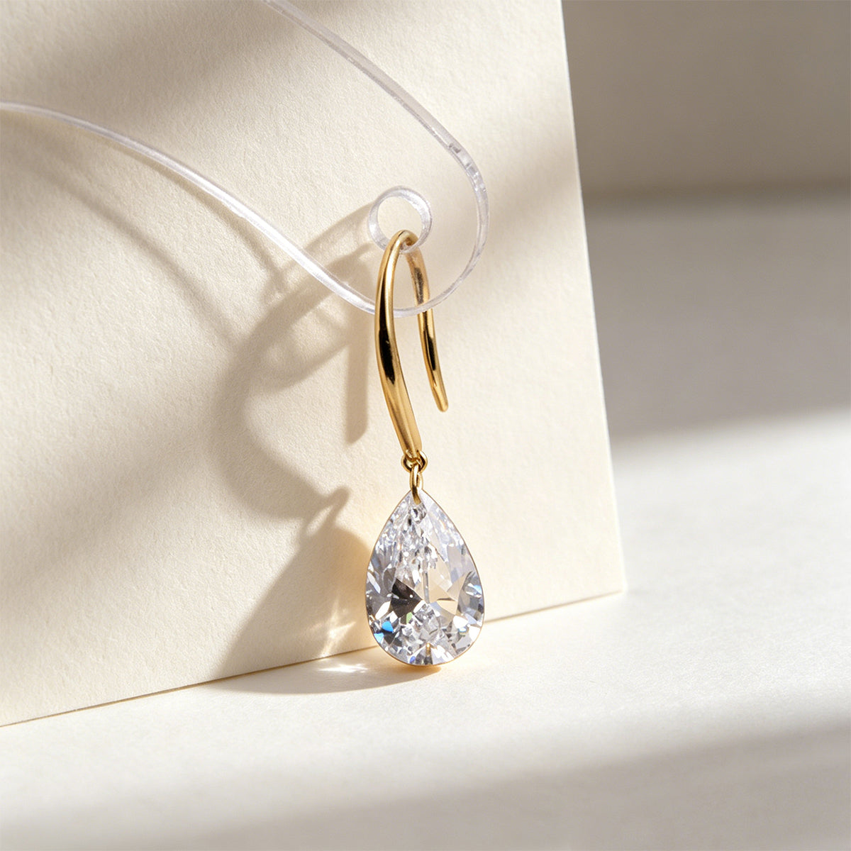 Pear Lab grown Diamonds Earrings Set