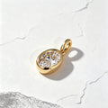 2.0 Carat Oval Cut Lab grown diamond Pendant Necklace