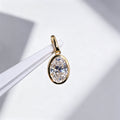 2.0 Carat Oval Cut Lab grown diamond Pendant Necklace