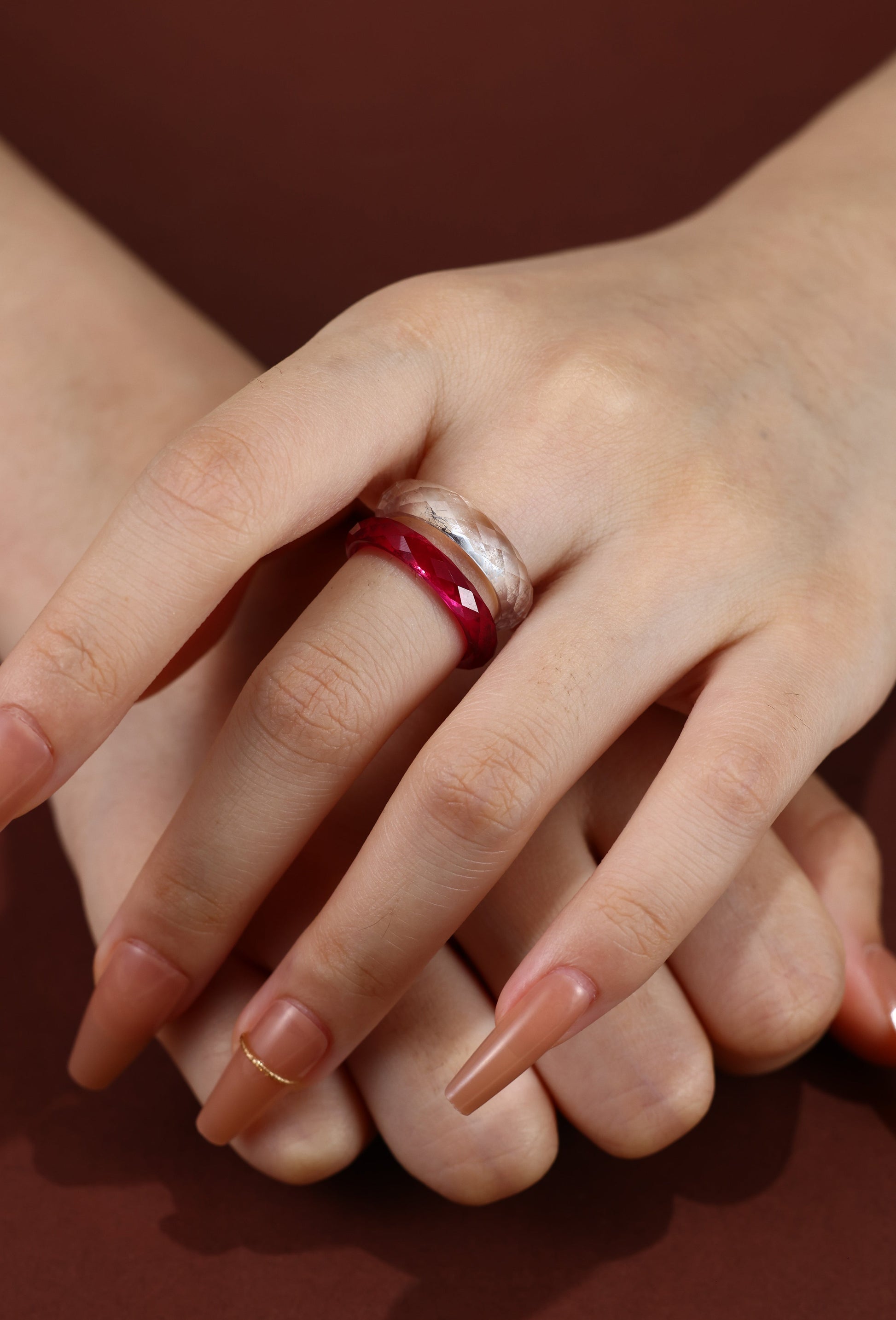 Lab-grown Ruby  Ring