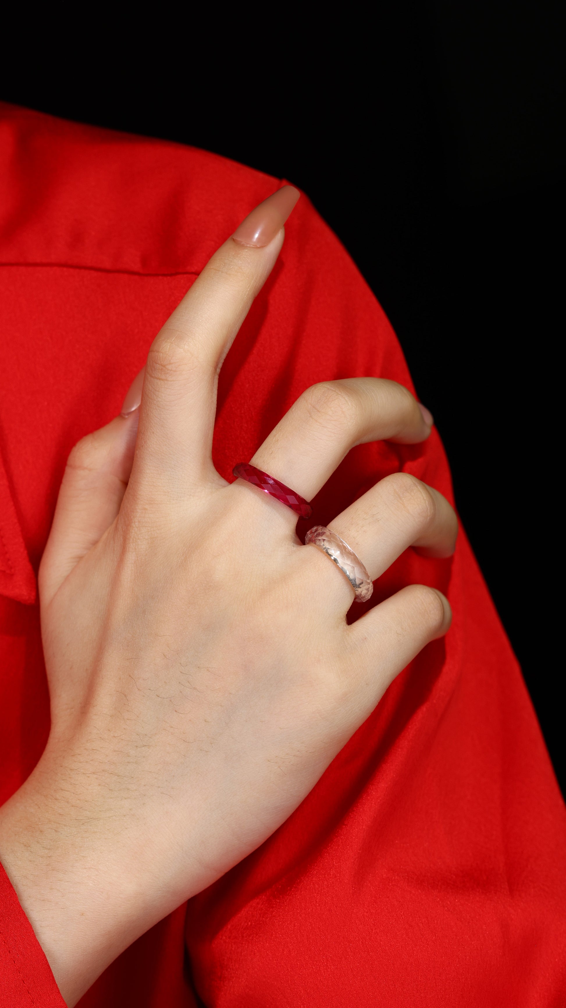 Lab-grown Ruby  Ring
