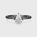 1.0CT~5.0ct Lab Grown Diamond Engagement Ring VVS Colorless, Minimalist Everyday Ring