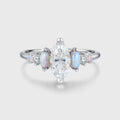 Marquise Moissanite Cut Engagement ring