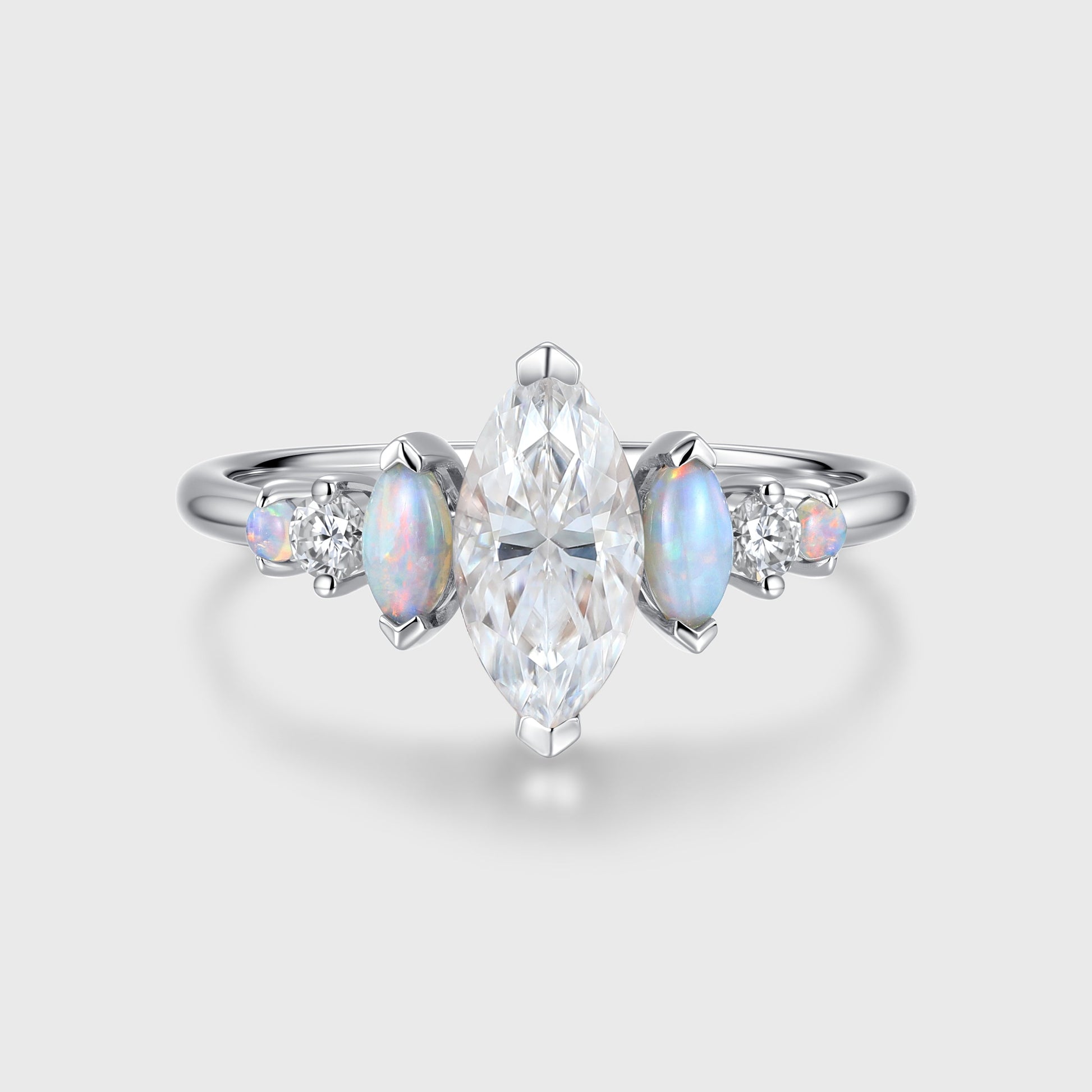 Marquise Moissanite Cut Engagement ring