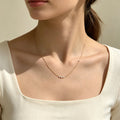 1.0Carat Round Lab grown diamonds Pendant Necklace