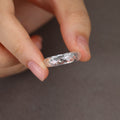 Lab-grown White Sapphire Ring
